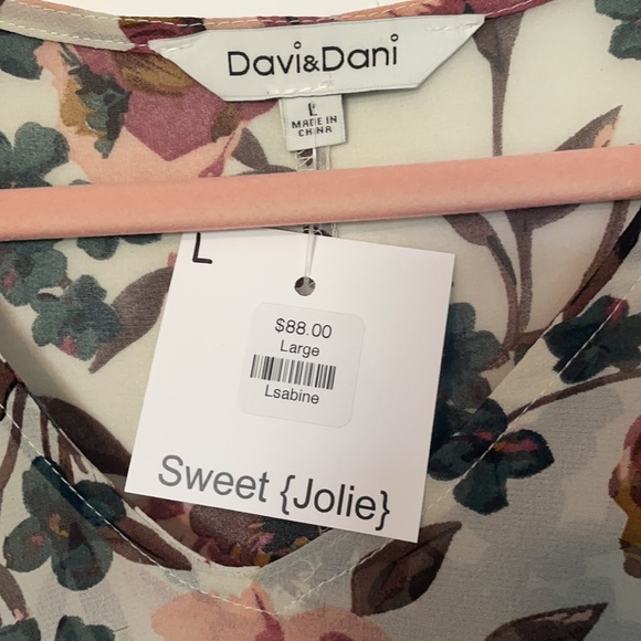 BNWT floral from Sweet Jolie sz L could fit XL - Picture 2 of 2